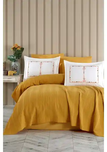 Elart Pamuk Pike Seti Çift Kişilik: Sağlıklı ve Estetik Yatak Odası Dekorasyonu İçin