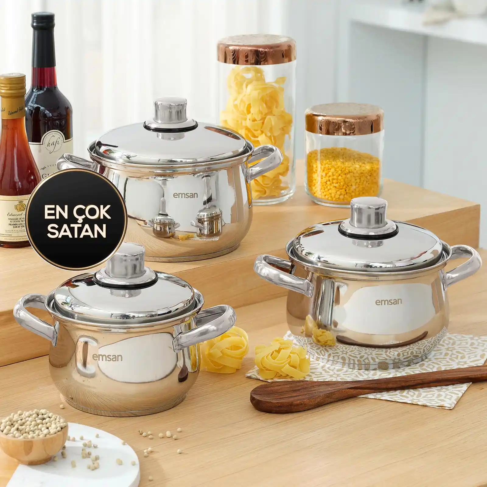 Emsan Azure Serisi ile Modern ve Şık Mutfak Dekorasyonu Çözümleri