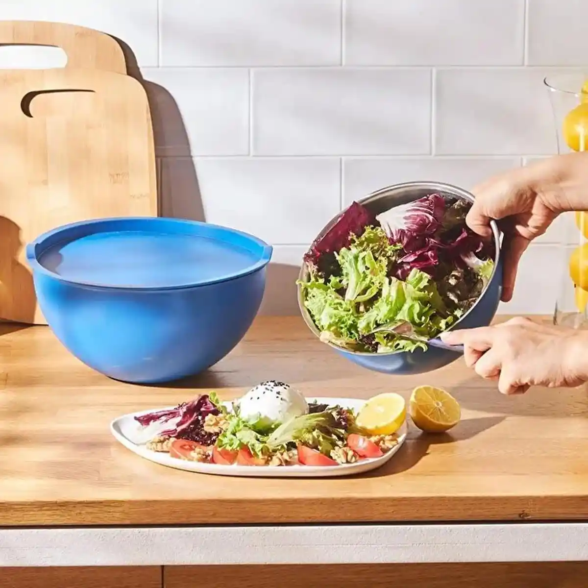 Emsan Flow Cup: Modern ve Çok Amaçlı Paslanmaz Çelik Mutfak Kapları