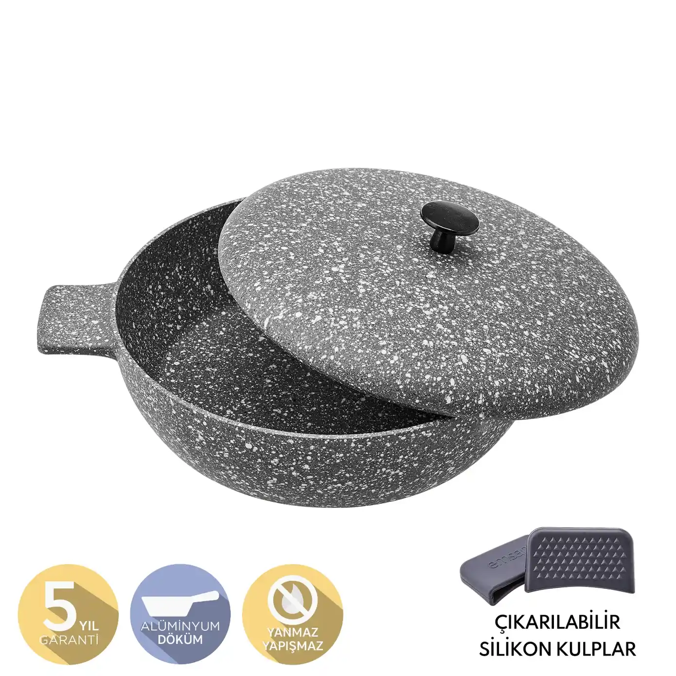 Emsan Perge 28 cm Pilav Tencere ile Şık ve Fonksiyonel Mutfak Dekorasyonu