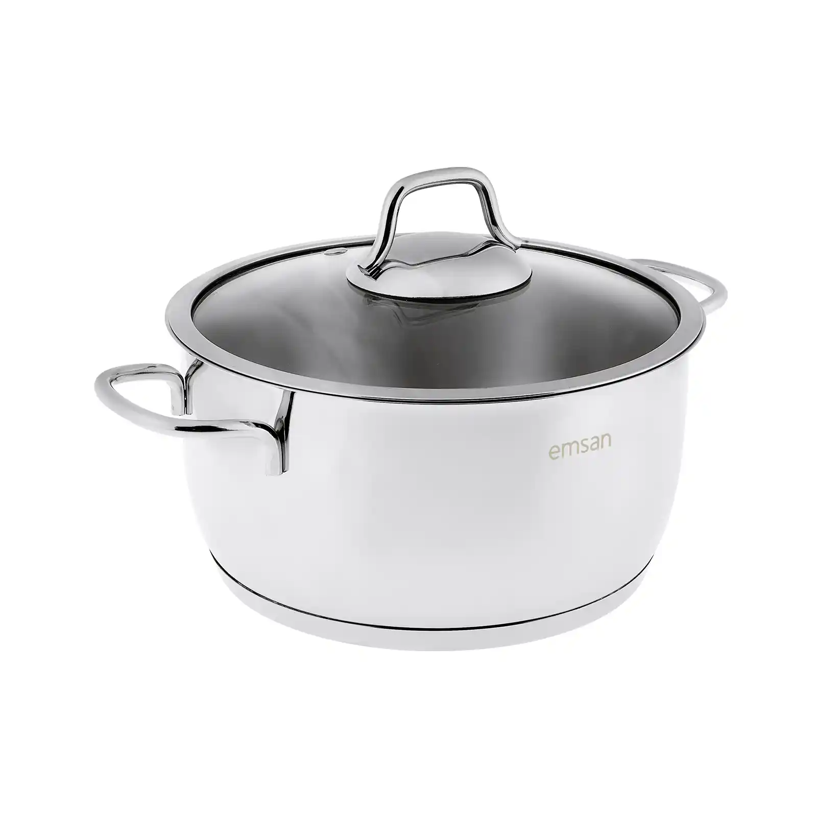 Emsan Valeria 8 Parça Çelik Tencere Seti ile Modern ve Dayanıklı Mutfak Dekorasyonu