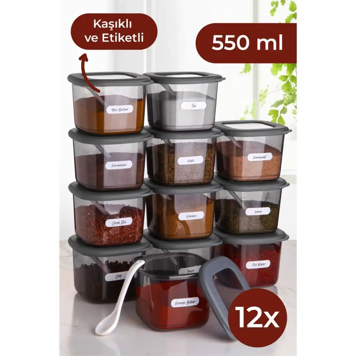 En Uygun Fiyatlı 12'li Erzak Saklama Kabı Setleri ile Mutfak Düzeninizi Güçlendirin