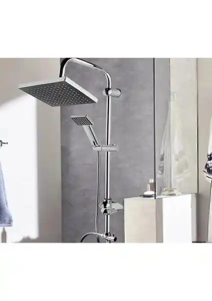 ENG 5 Fonksiyonlu Robot Duş Takımı Krom ile Modern ve Dayanıklı Banyo Aksesuarı