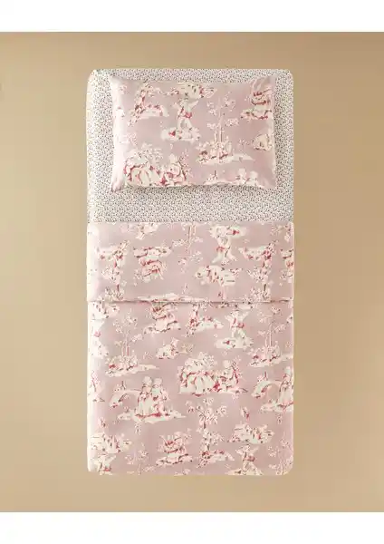 English Home Bearette Pembe Pamuklu Çocuk Nevresim Takımı 160x220 cm - Estetik ve Konforlu