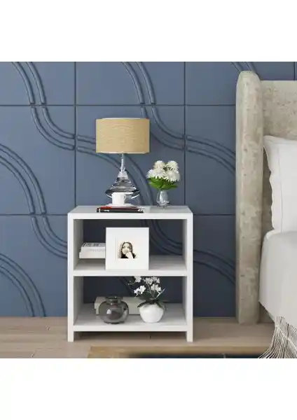 Era Home Bölmeli Yatak Odası Komodini Modern ve Şık Tasarımıyla Dekorasyonunuza Uygun