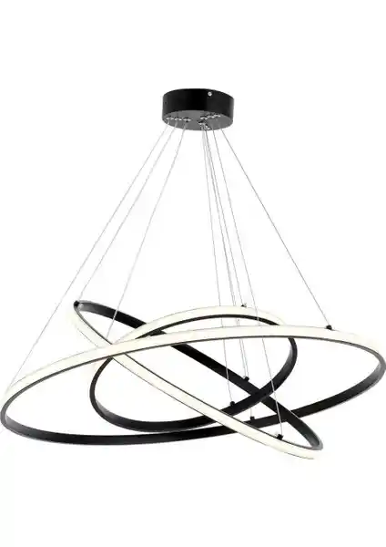 Eray Ay<dı>nlatma 2002-3 Siyah LED Avize: Modern Tasarım ve Yüksek Performanslı İç Mekan Aydınlatması