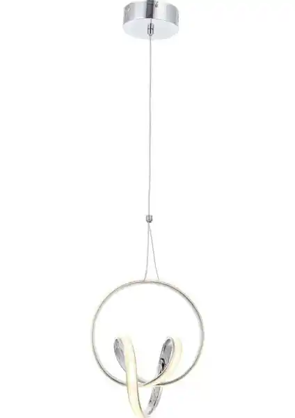 Eray Ayınlatma 921-25 Krom LED Avize: Modern Tasarım ve Çok Renkli Aydınlatma Seçenekleri