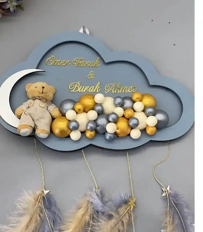 Erkek Bebek Kapı Süsleri ile Evinizi Şenlendirin ve Dekorasyonunuza Renk Katın