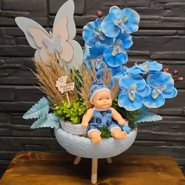 Erkek Bebek Odası İçin Çiçek Dekorasyonu Fikirleri ve Seçenekleri