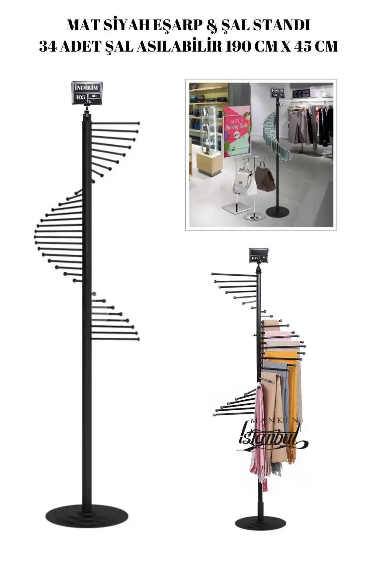 Eşarp ve Şal Standlarıyla Dekorasyonda Estetik ve İşlevsellik Sağlama Yöntemleri