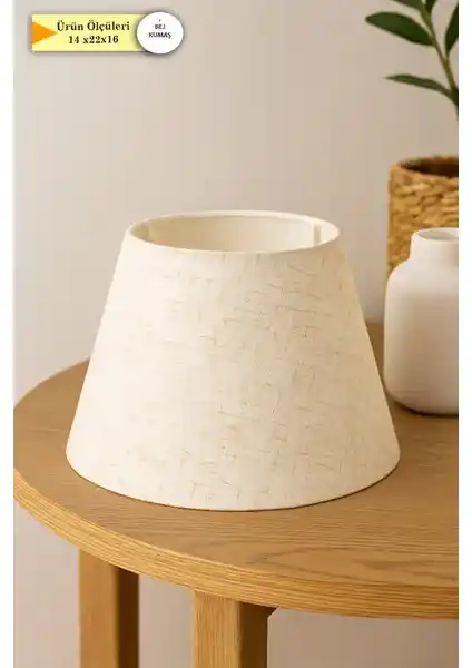 Eslight Modern Abajur Başlığı 22CM Şık ve Fonksiyonel Tasarım ile Dekorasyonunuza Değer Katar