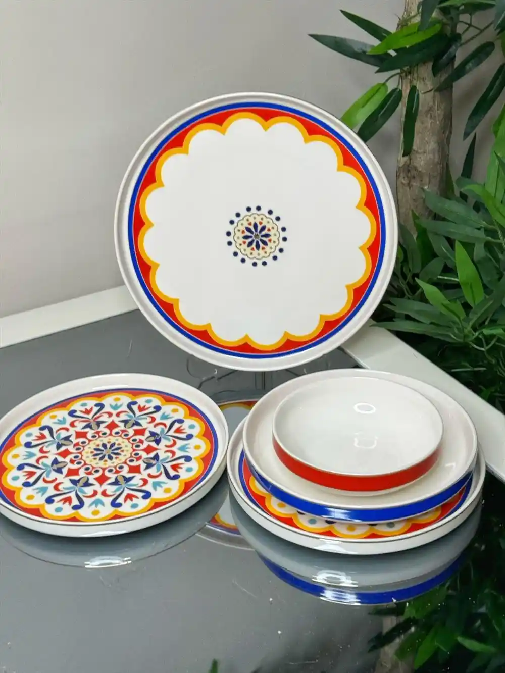 Etnik Desen Yemek Takımlarıyla Sofralarınıza Renk ve Sanat Katın