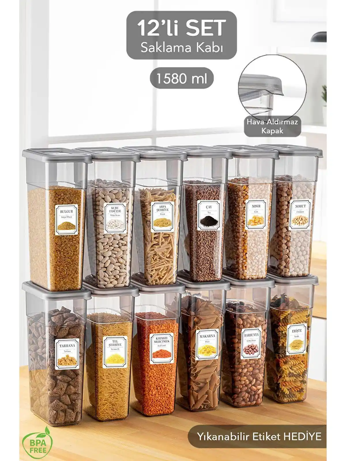 Ev Dekorasyonunda Pratik ve Şık Erzak Saklama Kutuları ile Düzeni Sağlama