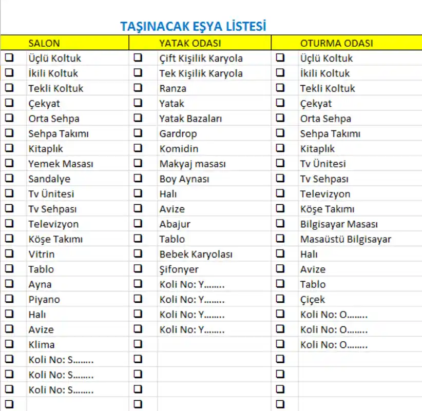 Ev Eşyası Listesi ve Dekorasyon Rehberi: Fonksiyonellik ve Estetik İçin İpuçları