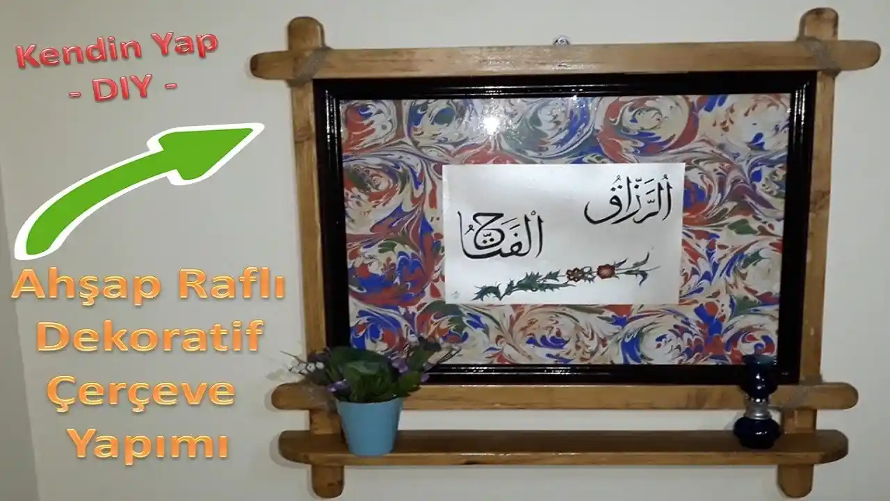 Evde Ahşap Çerçeve Yapımı: Dekorasyonunuza Zarif ve Kişisel Dokunuşlar Katın