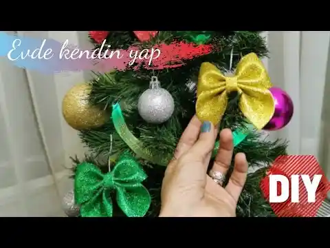 Evde Yılbaşı Ağacı Süsü Yapımı: Ekonomik ve Kişisel Dekorasyon İpuçları