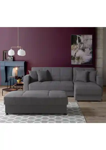 Eymense Roma Köşe Koltuk Takımı Modern Tasarım ve Çok Fonksiyonlu Kullanım Özellikleri