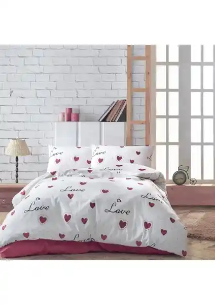 Faiend Solmaya Dayanıklı Havageçiren Lastikli Çarşaflı Pamuklu Çift Kişilik Nevresim Takımı