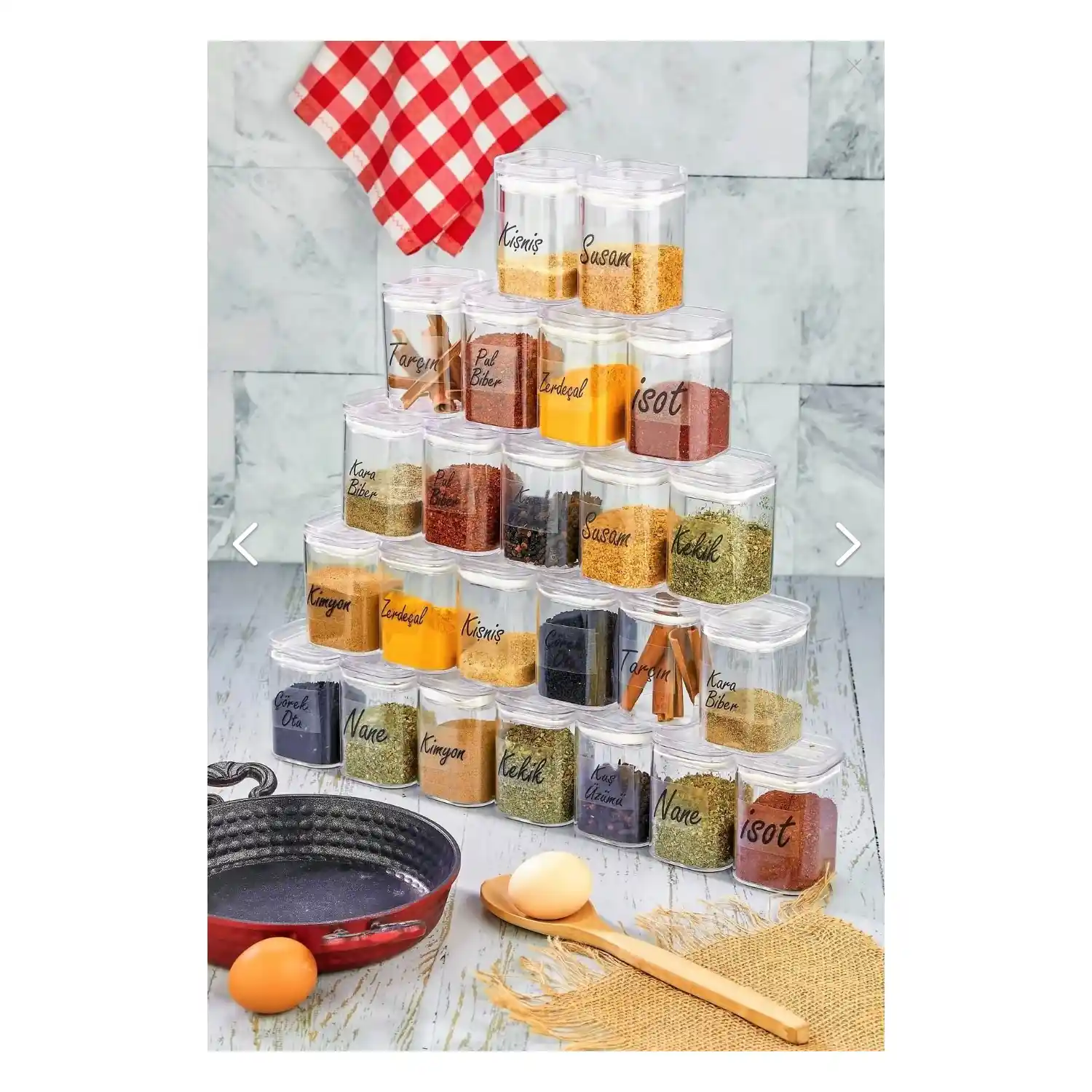FBZhome Baharatlık Setleri ile Mutfak Dekorasyonunuza Şıklık ve Fonksiyonellik Katın