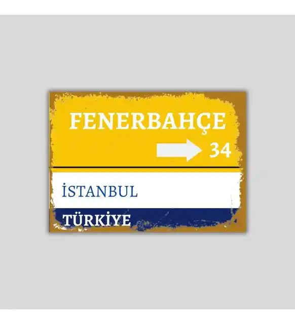 Fenerbahçe Tabelasıyla Dekorasyonda Şıklık ve Tutkulu Atmosfer Yaratma Rehberi