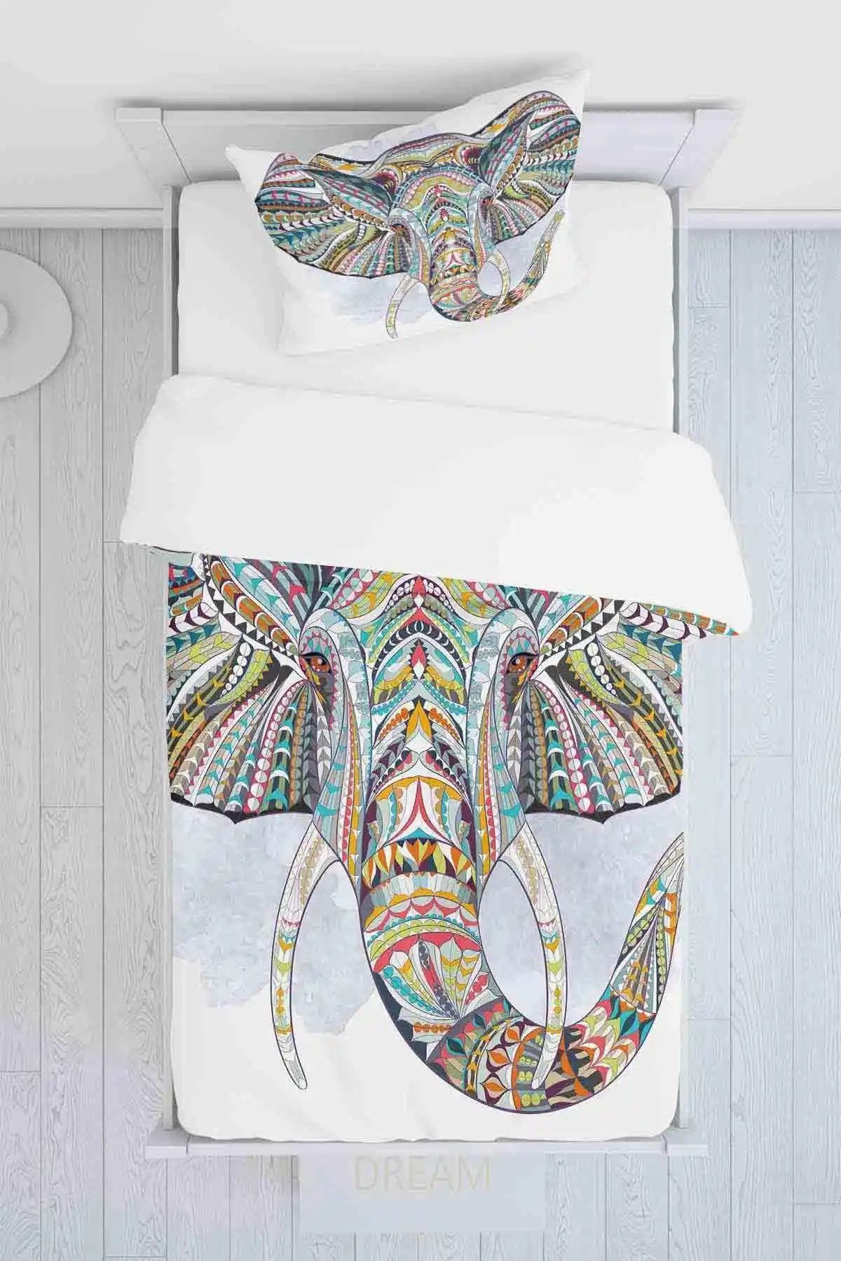 Fil Desenli Nevresim Takımlarıyla Yatak Odalarınıza Doğal ve Şık Bir Dokunuş