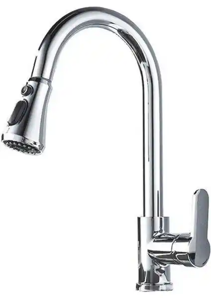 Fleko Spiral Krom Mutfak Bataryası Modern ve Dayanıklı Tasarım Özellikleri