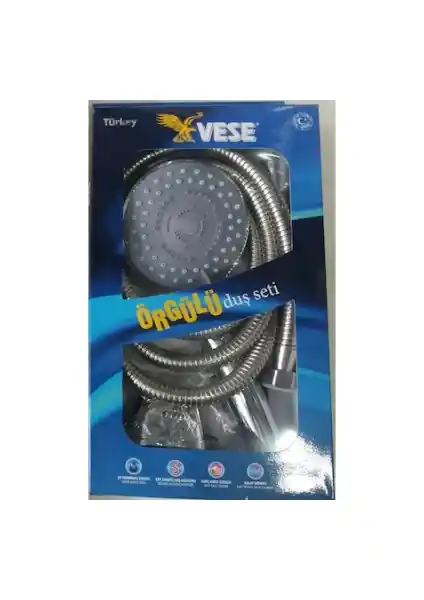 FourForce Orta Boy Örgülü Duş Seti: Modern ve Dayanıklı Banyo Çözümü