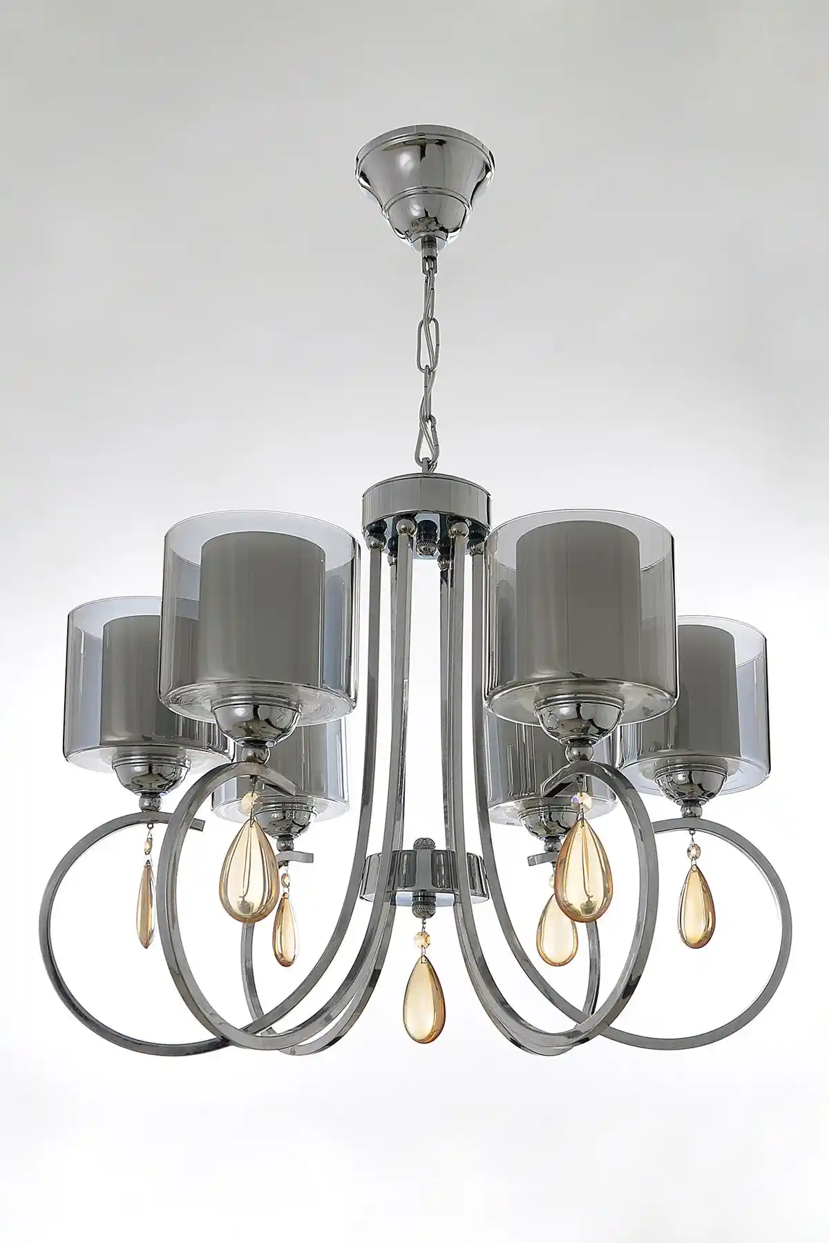 Füme Camlı Avize ile Modern ve Şık İç Mekân Dekorasyonu Yaratma Rehberi