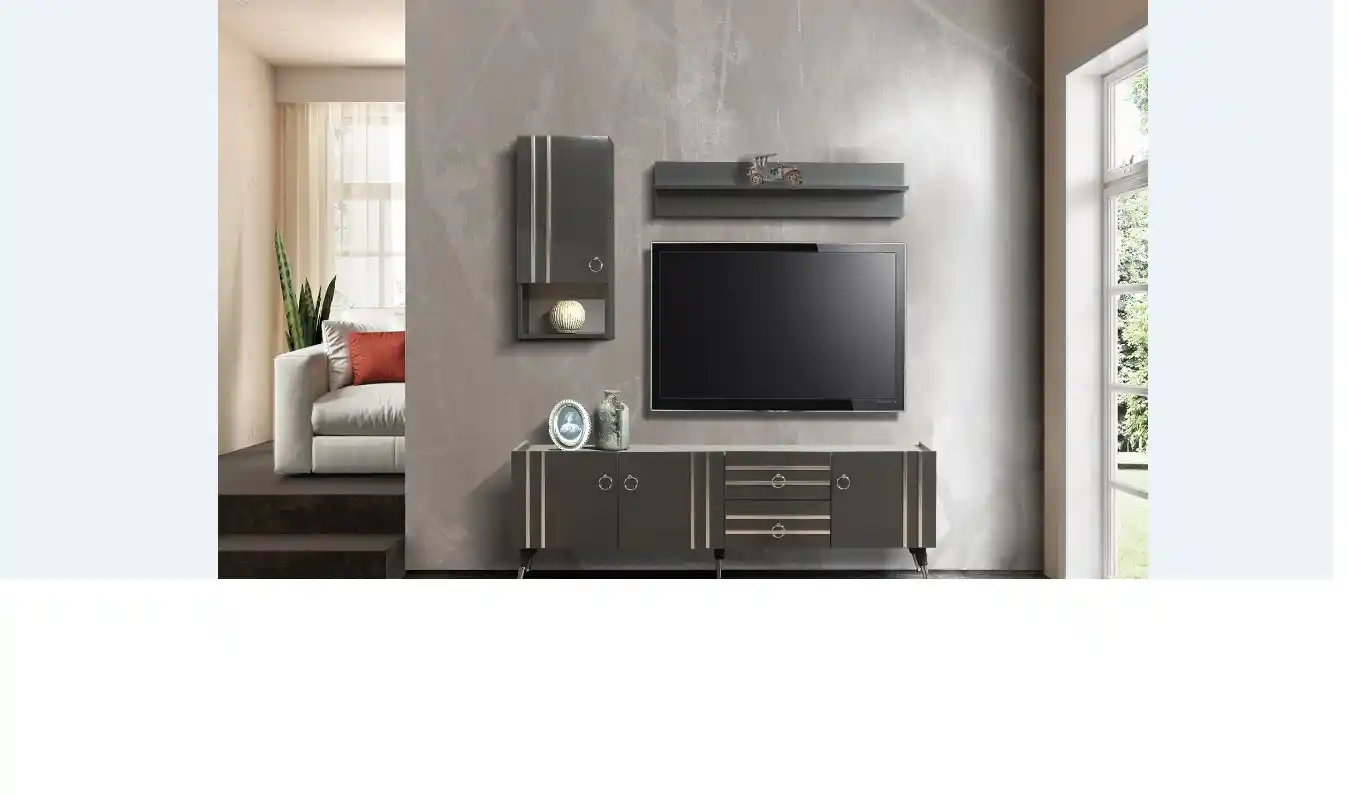 Füme TV Ünitesi: Modern Dekorasyonda Şıklık ve Fonksiyonellik Sağlayan Seçenekler