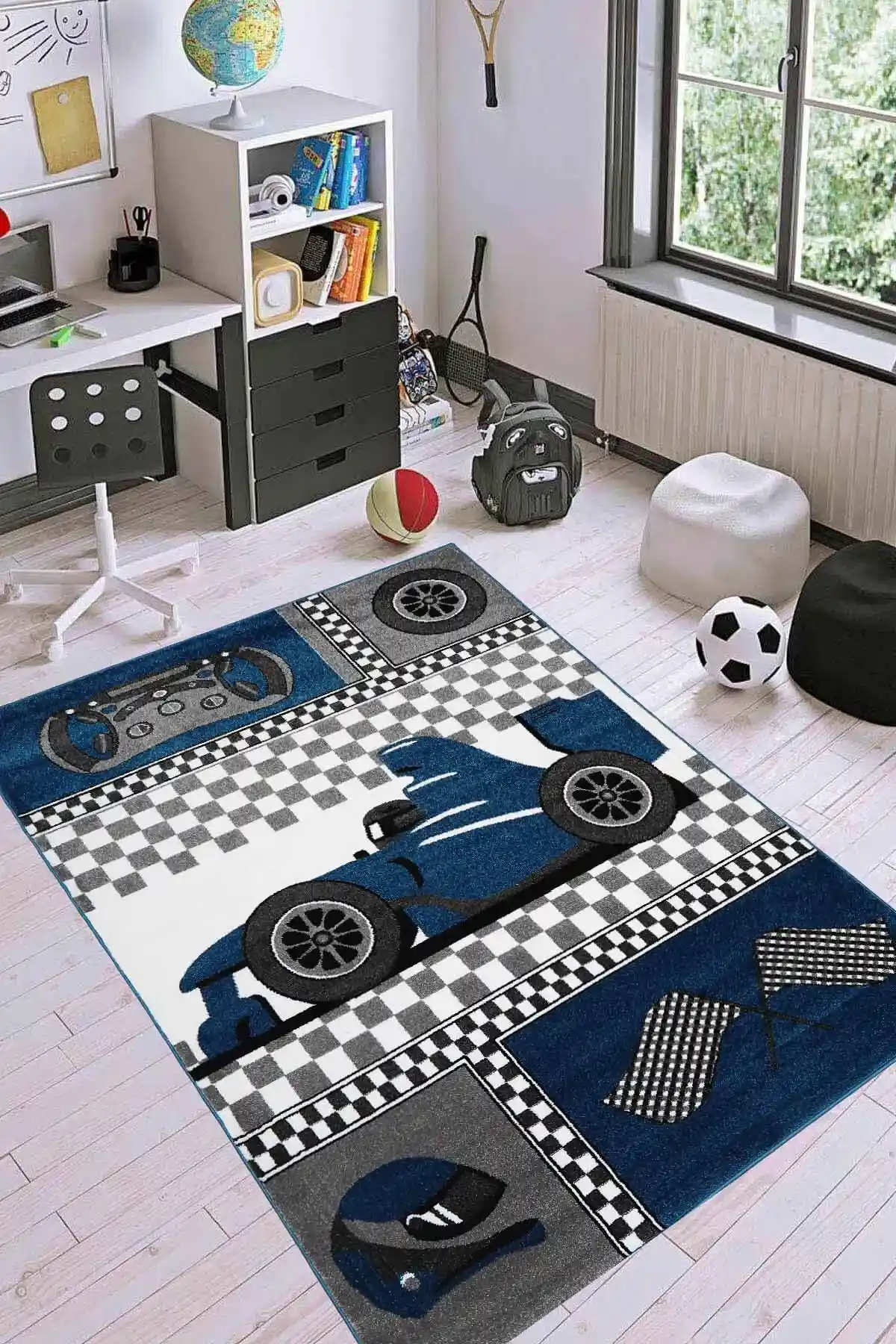 Genç Odası Dekorasyonunda Modern ve Şık Halı Modelleri Seçenekleri