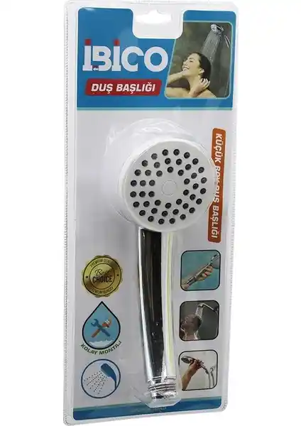 Go İthalat Küçük Boy Yuvarlak Bombeli Duş Başlığı Modern Tasarım ve Kolay Montaj Özellikleriyle