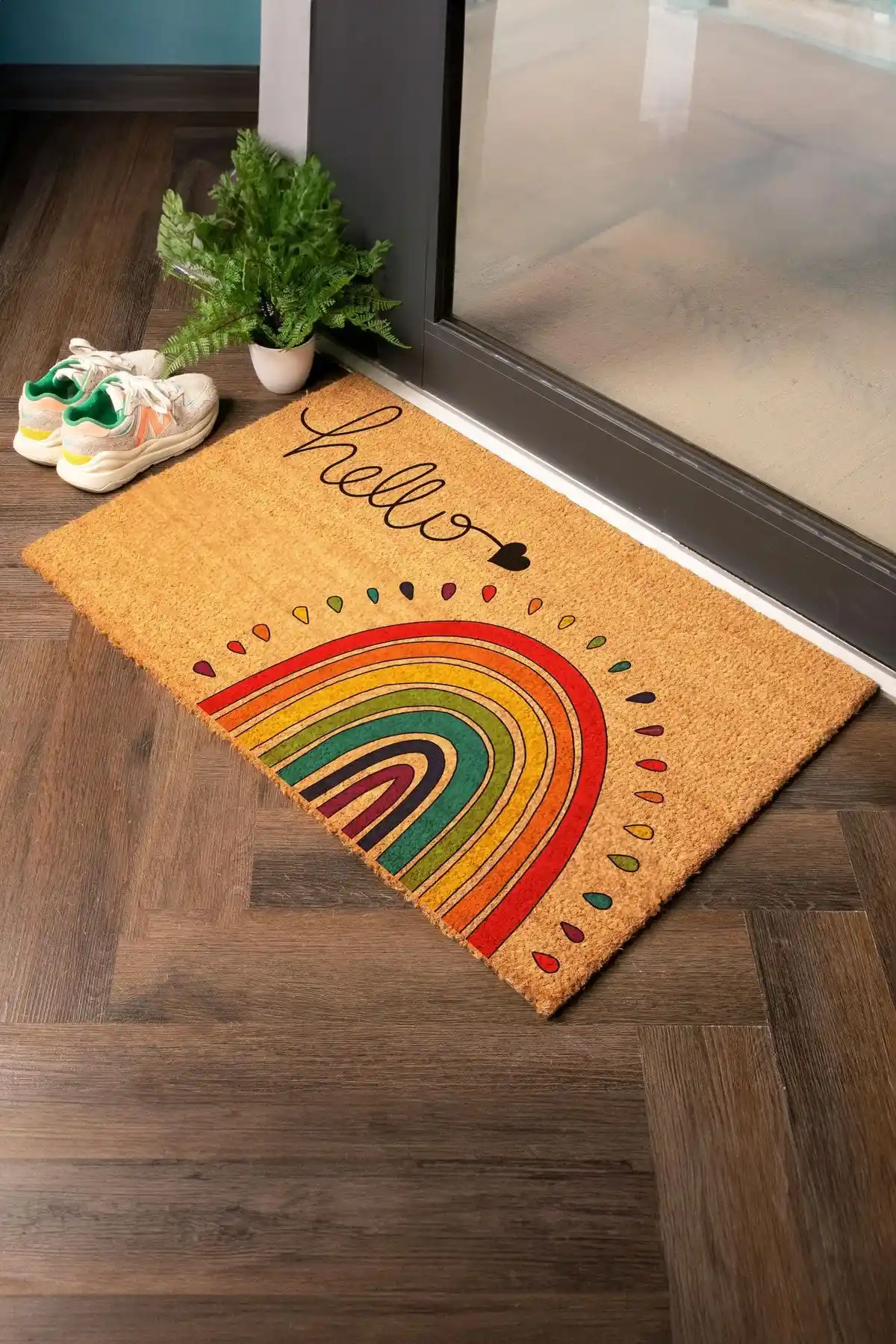 Gökkuşağı Desenli Paspaslar ile Ev Dekorasyonunuza Renk Katma Rehberi