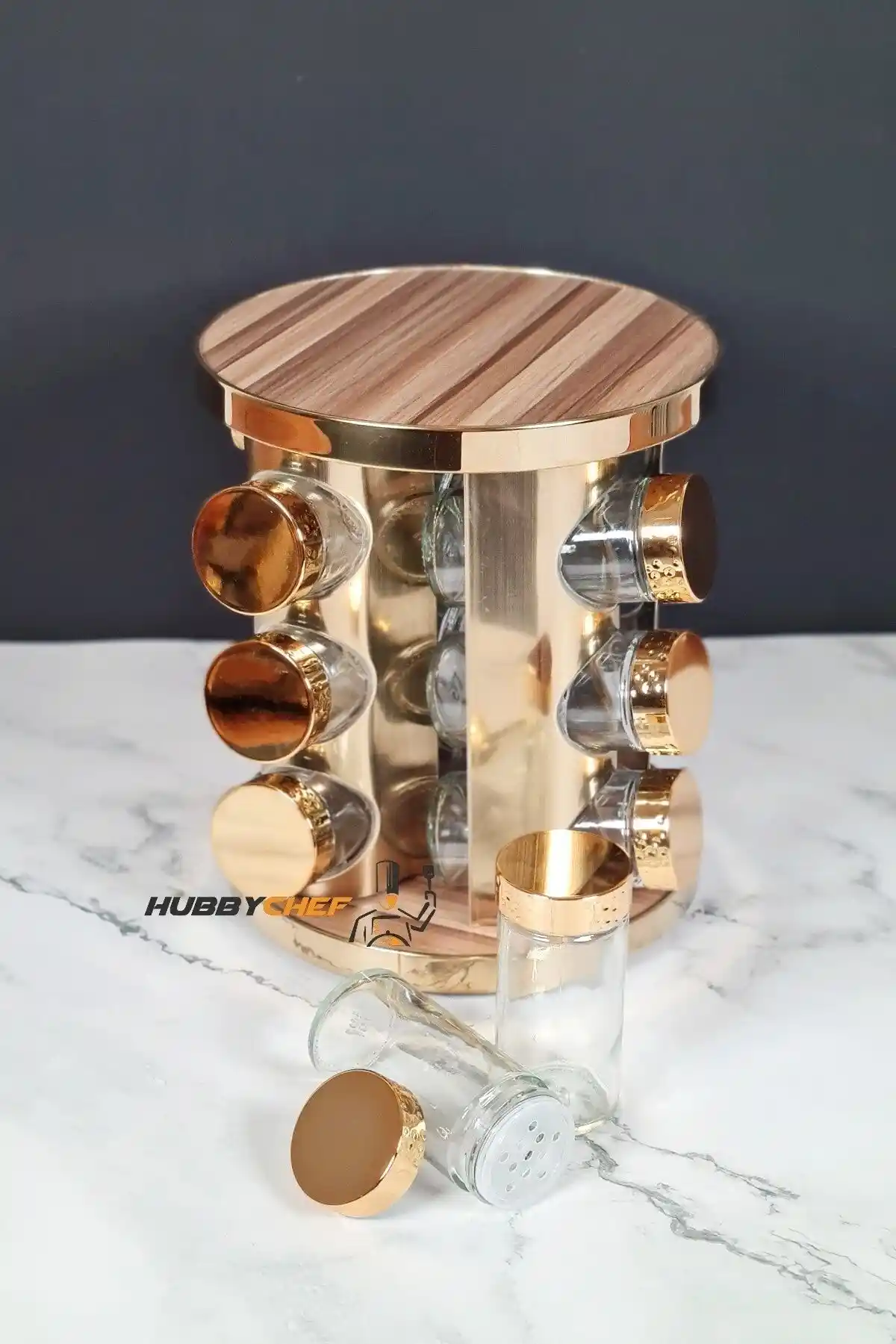 Gold Baharatlık Standları ile Mutfakta Şıklık ve Fonksiyonellik Sağlayan Modern Çözümler