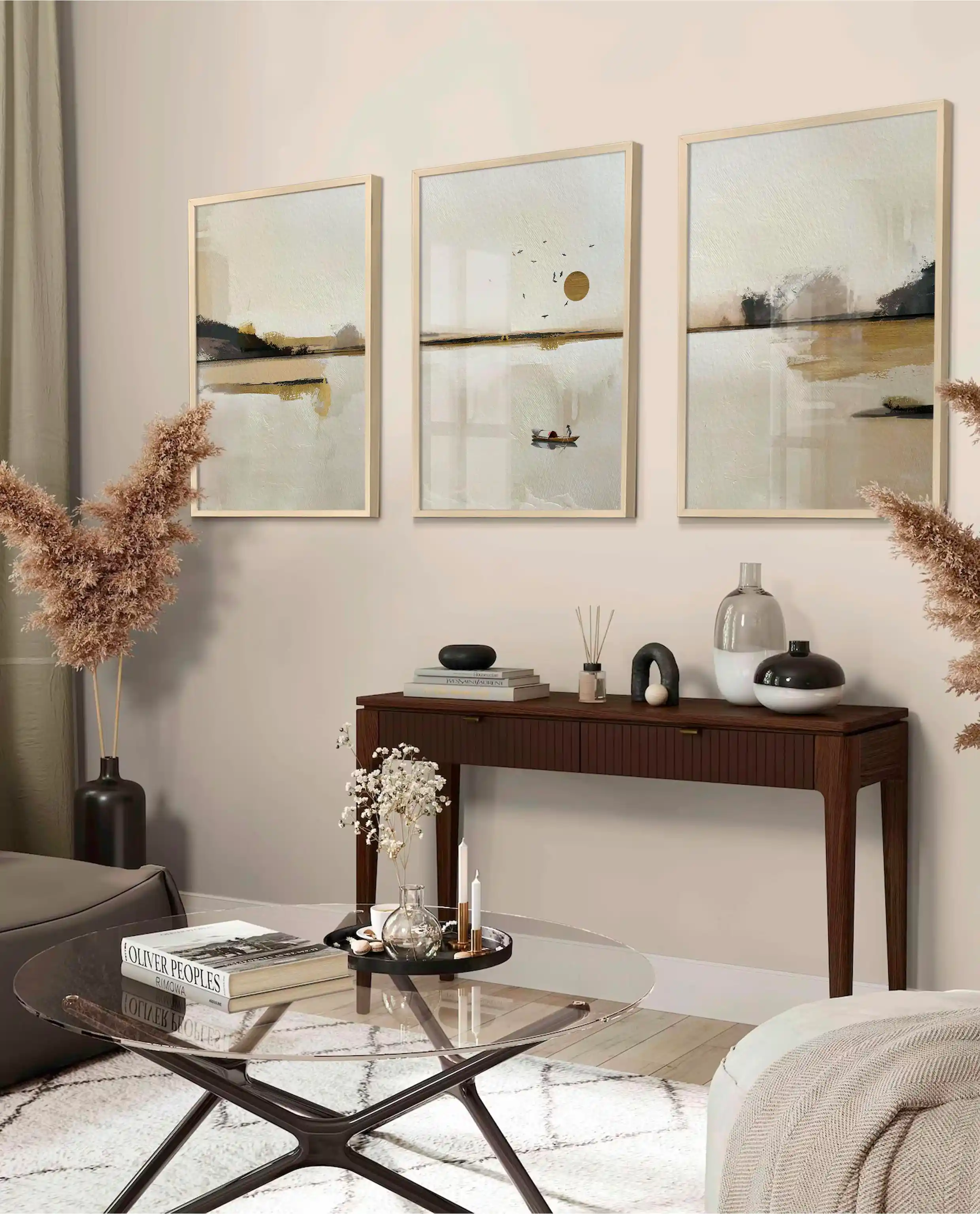 Gold Çerçeveli Tablo Dekorasyonuyla Zarif ve Şık Mekanlar Yaratın