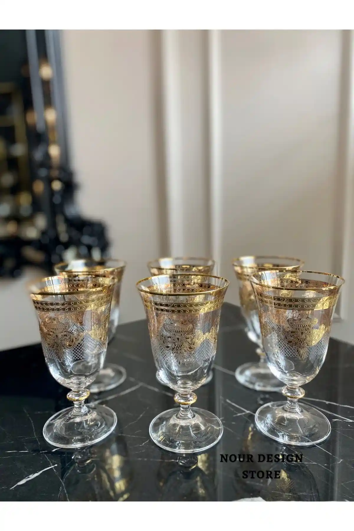 Gold Detaylı Su Takımlarıyla Dekorasyonunuza Zarif ve Modern Bir Dokunuş Katın