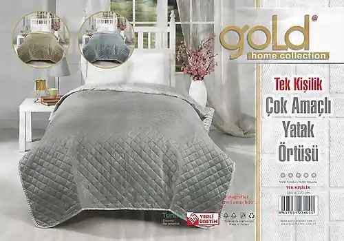 Gold Home Collection Yatak Örtüsü ile Evinize Şıklık ve Lüks Katmanın Yolları