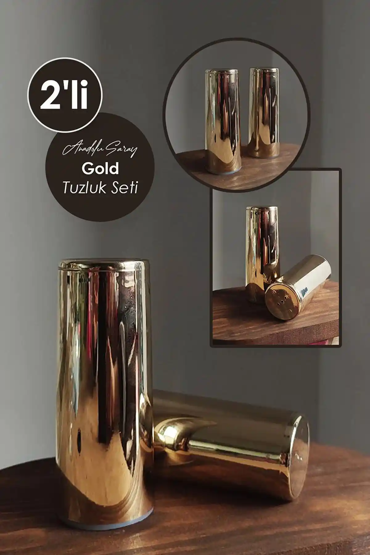 Gold Tuzluklar: Dekorasyonda Zarafet ve Şıklığın Modern Yansıması