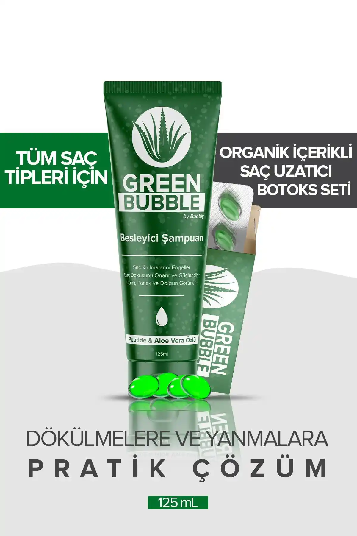 Green Bubble Şampuan ile Saçlarınızı Derinlemesine Temizleyip Güçlendirin