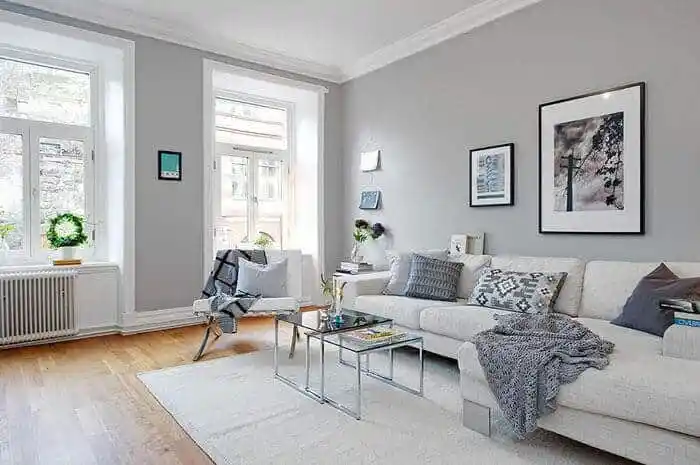 Gri Boyalı Ev Dekorasyonunda Şıklık ve Zarafetin Yolu