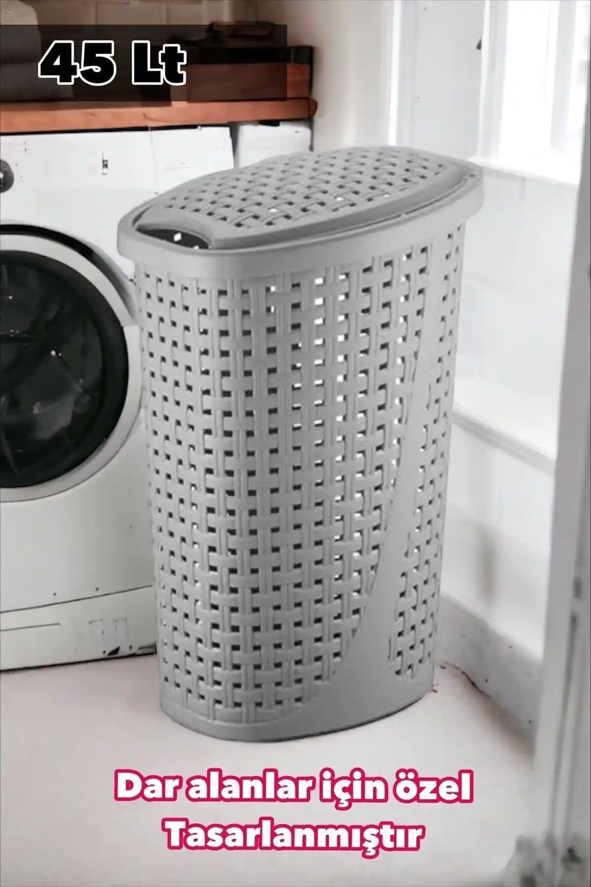 Gri Çamaşır Sepetleri ile Modern ve Şık Ev Dekorasyonu İçin Pratik Çözümler