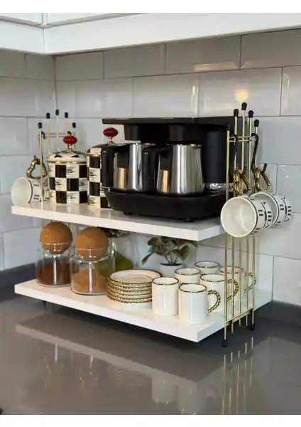 Guhef Kahve Makinesi Rafı: Modern ve Şık Mutfak Dekorasyonunda Fonksiyonel Çözüm
