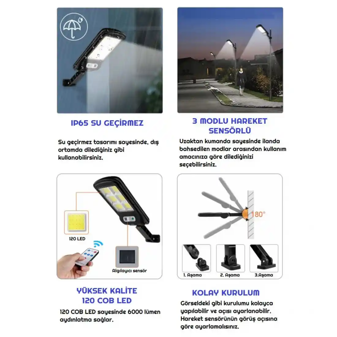 Güneş Panelli Lambalar ile Sürdürülebilir ve Modern Dış Mekan Dekorasyonu