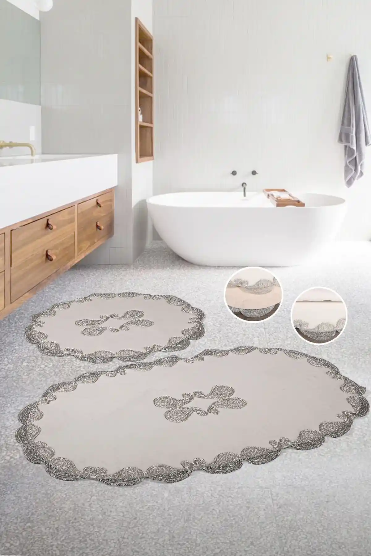 Güpürlü Banyo Paspas Takımı Seçimi ve Dekorasyon İpuçları