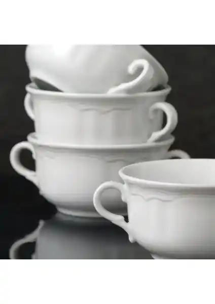 Güral Porselen Kulplu Çorba Kaseleri ile Şık ve Fonksiyonel Sofralar Yaratın