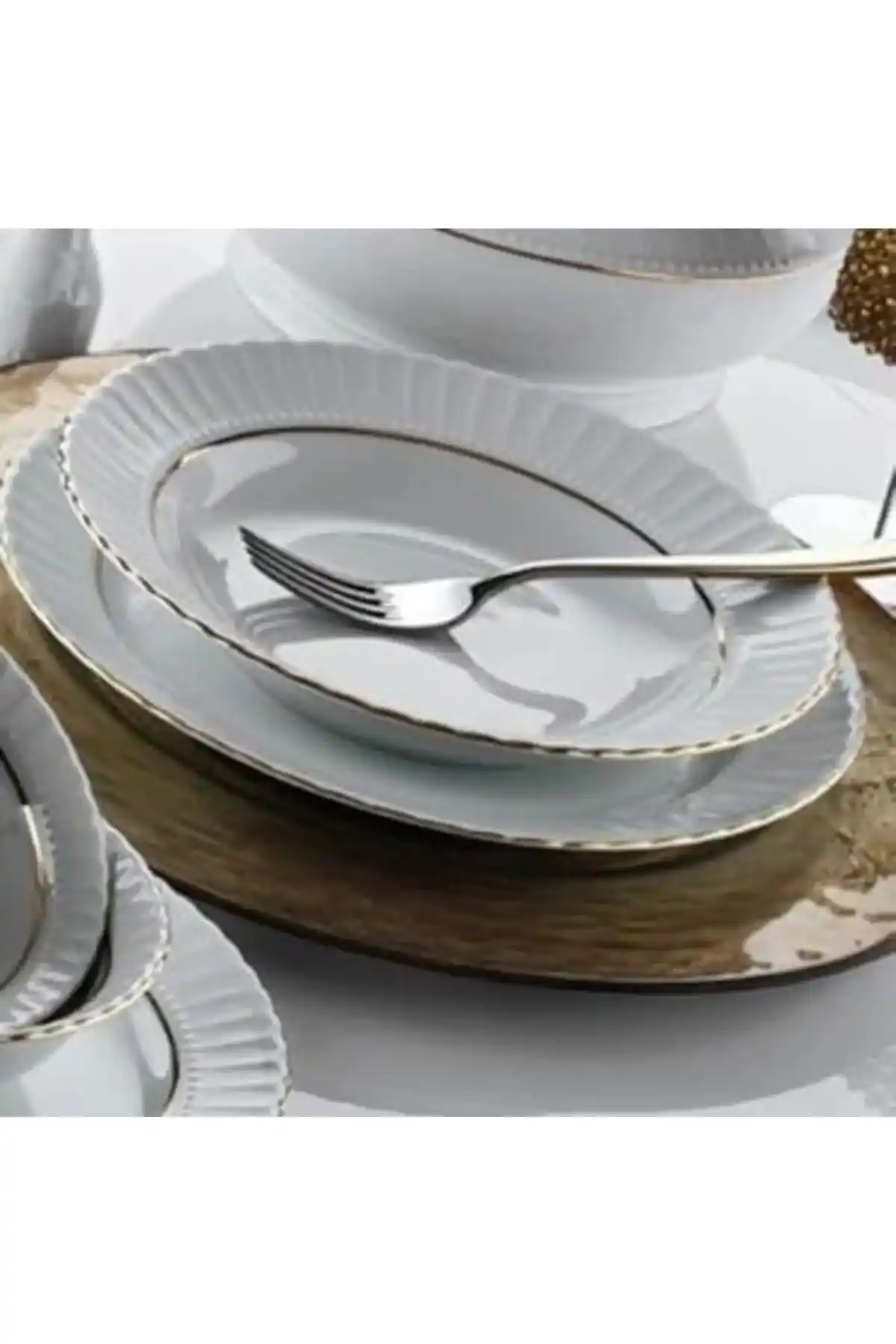 Güral Porselen Sedef Yalızlı Yemek Takımı: Estetik ve Dayanıklı Sofra Seti