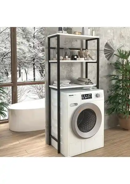 Güzelkan Madeni Eşya Çamaşır Makinesi Üstü Düzenleyici Raf Özellikleri ve Kullanım İpuçları