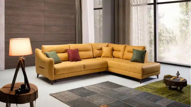 Hardal Rengi Koltuk Takımıyla Modern ve Retro Tarzlarda Şık Dekorasyon İpuçları