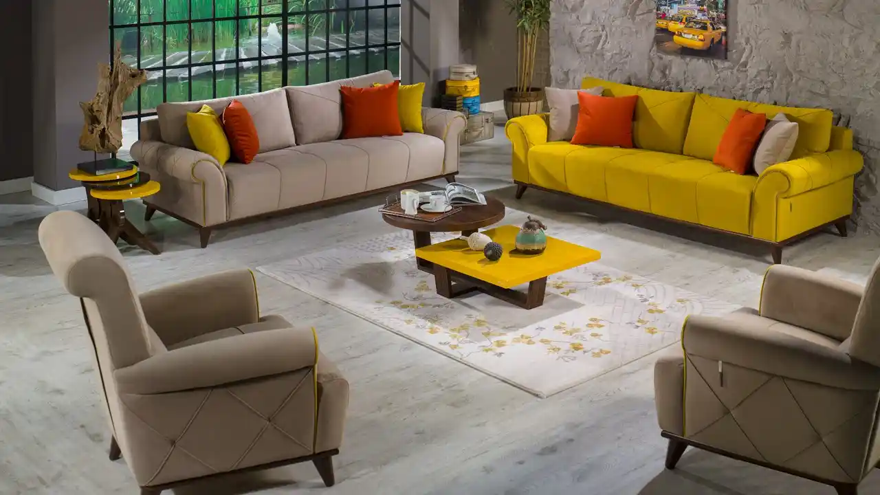 Hardal Sarısı ve Füme Renklerle Modern Dekorasyon İpuçları ve Trendler