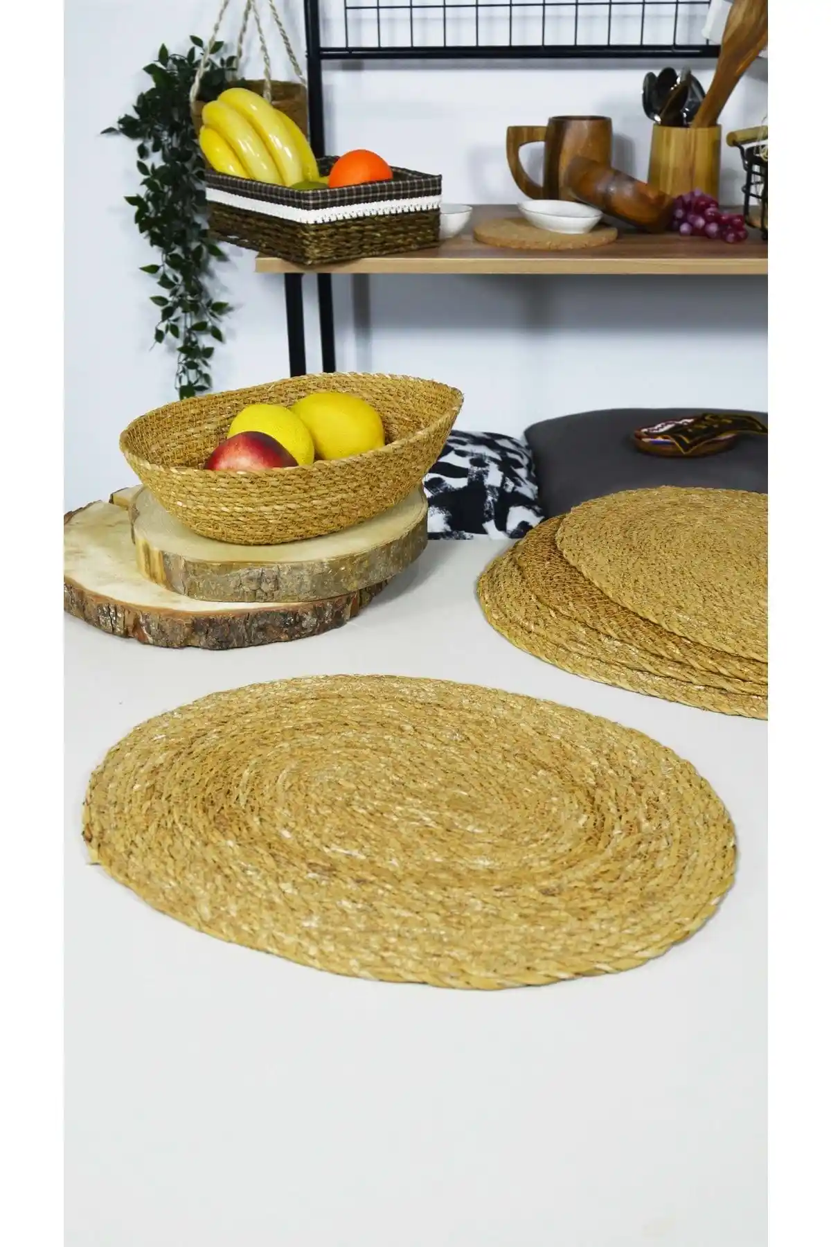 Hasır Amerikan Servisleri 6'lı Set ile Sofralarınıza Doğal ve Şık Dokunuşlar