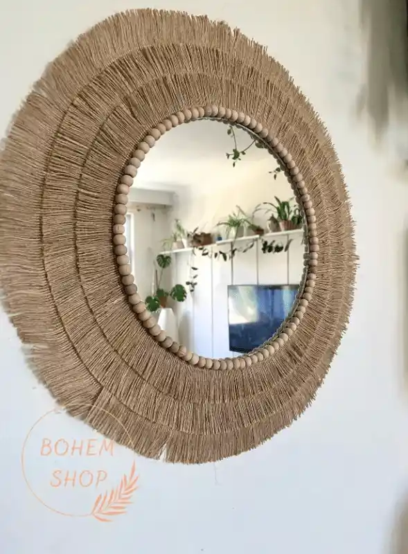 Hasır Aynalar ile Ev Dekorasyonunuza Doğal ve Şık Dokunuşlar Yaratın